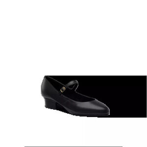 Pashion Footwear The Mary - Coal Leather Size 5.55.5